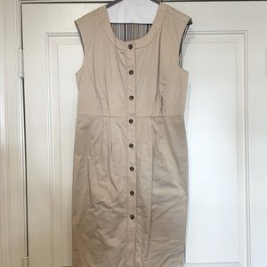 Sleeveless Trench Dress
